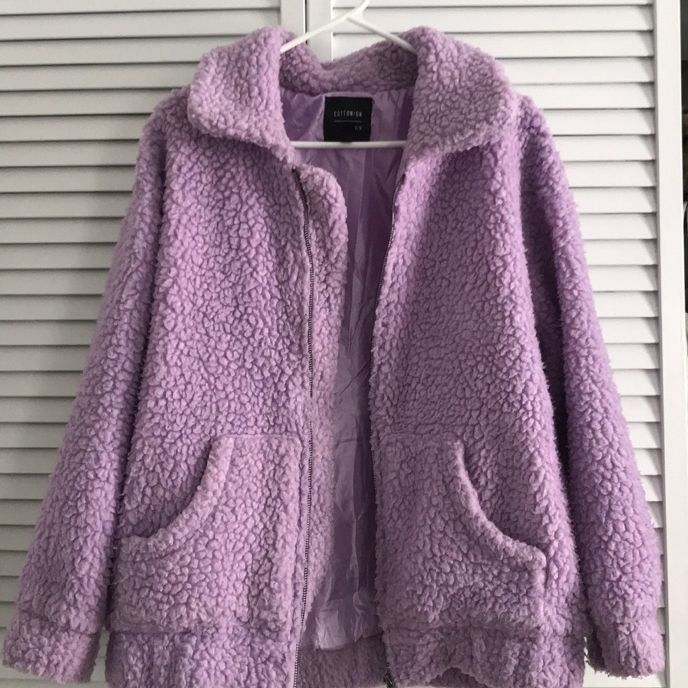 Purple Teddy Jacket M